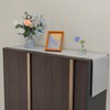 Banchif Table Runner Washable Linen Table Runner Non-Slip Stylish Double-Sided