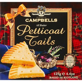 Campbells Shortbread All Butter Petticoat Tails Carton 4.41 Oz (Pack of 3) – Traditional Scottish Shortbread Cookies from Scotland, English Tea Biscuits, Imported British Butter Cookies Gift