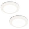 Facon 4.5" LED RV Puck Light Surface Mount - 2Pack,