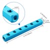 Baomain Manifold Block Pneumatic 5 Way 8 Port 1/4" PT