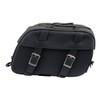 Milwaukee Leather SH57701 Black Medium PVC Zip-Off Motorcycle Saddlebag -