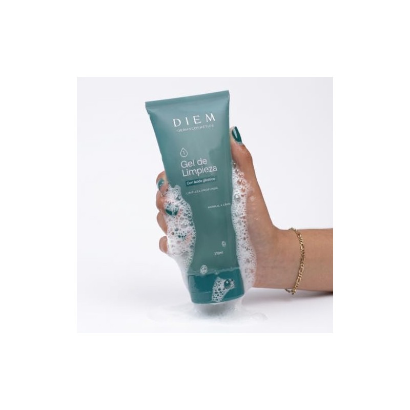 DIEM Gel Limpiador Facial Ácido Glicólico Piel Mixta a Grasa