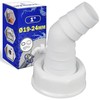Washing Machine Drain Adaptor 45° and for Dishwasher Connection Drain