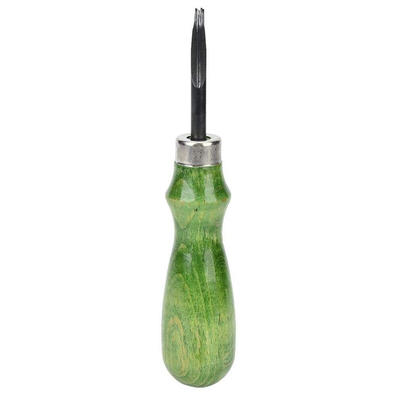 0.6mm-1.4mm Professional Edge Beveler for DIY Leather Craft Keen Edge