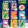 Christmas Stickers for Kids Ages 4-8, Make-A-Face Stickers DIY Arts