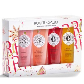 Roger & Gallet Xmas Set Shower Gels Collection Rose, 50ml & Shower Gel Fleur de Figuier, 50ml & Shower Gel Gingembre Rouge, 50ml & Shower Gel Bois D'Orange, 50ml