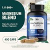 LIFE 360 MAGNESIUM BLENDCon 4 Magnesios Oxido, Glicinato, Gluconato y