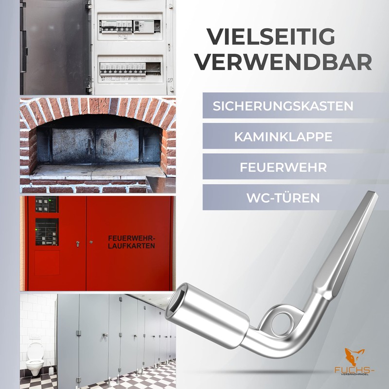 Square Key 1 Piece | Stable | High-Quality Galvanised |