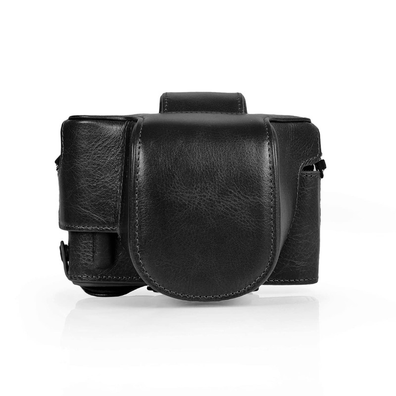 MegaGear Ever Ready Genuine Leather Camera Case Compatible with Nikon