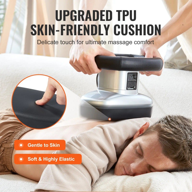 Handheld Neck Massager 400-4600rpm Variable Speed Chiropractic Therapy Body Shoulder