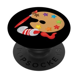 Art Supplies - Painters Palette Brush and Paints Graphics