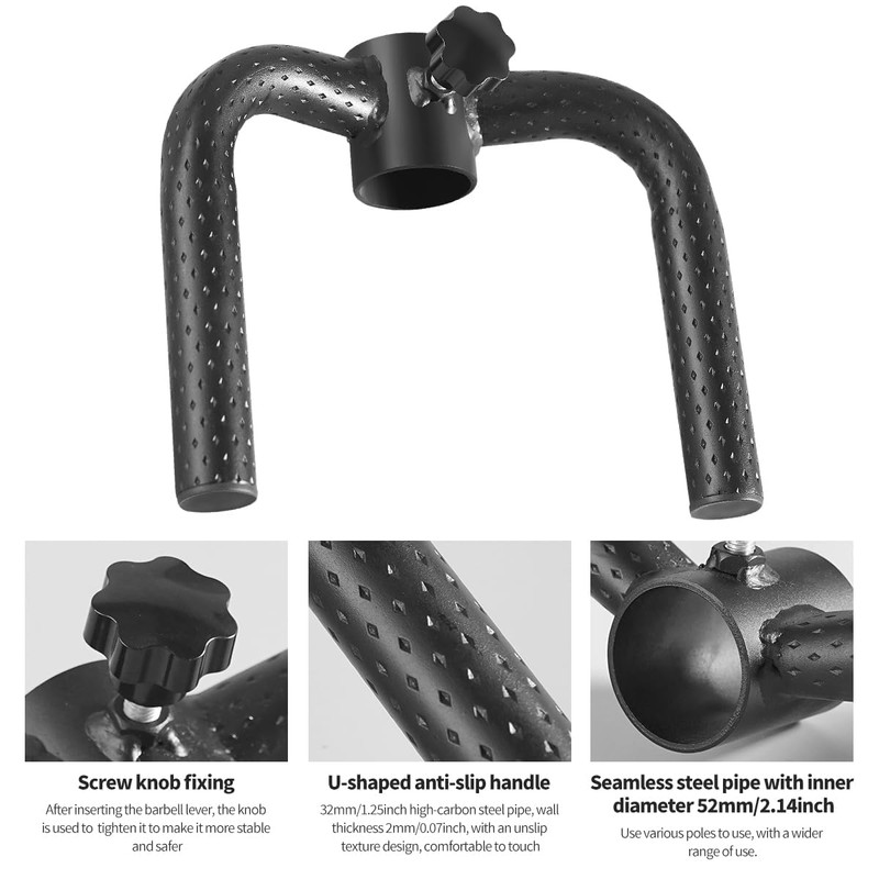 CYBEOE Landmine Handle (550LB Max) T Bar Row Attachment with