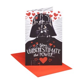 American Greetings American Greetings Star Wars Valentines Day Card (Underestimate The Power)
