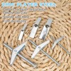 24Pcs Hollow Wall Anchors 3/16” Heavy Duty Butterfly Anchors for