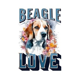 Beagle Journal - Gift for Beagle Owner - New Dog Owner Gift: 6x9 Journal, Diary, Notebook, Class Notes, College Ruled, Gift for Student, Back to School 120 Pages Lined Paper