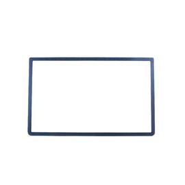 Glass Top Upper Screen Frame Lens Cover LCD Screen Protector with Adhesive for 3DS XL/New 3DS XL LLConsole(Blue)