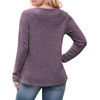 Purple Plus Size Tunic Tops for Women Classic Oversized Autumn