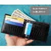 Genuine Crocodile Leather Men's Crocodile Leather Bifold Genuine Leather and