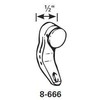Spring Window Fashions Traverse Rod Slides, 10 Slides per Pack