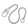 [Ahiller] Men's Wallet Chain 60cm Black Stainless Steel Wallet Chain