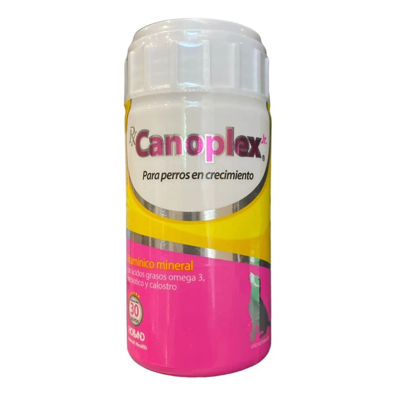 Canoplex Jr., Suplemento Para Cachorros 30 Tabletas, Holland