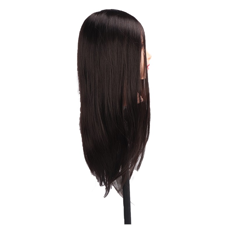 Practice Mannequin Head Novice Hairdressing Training Braiding Doll Head with