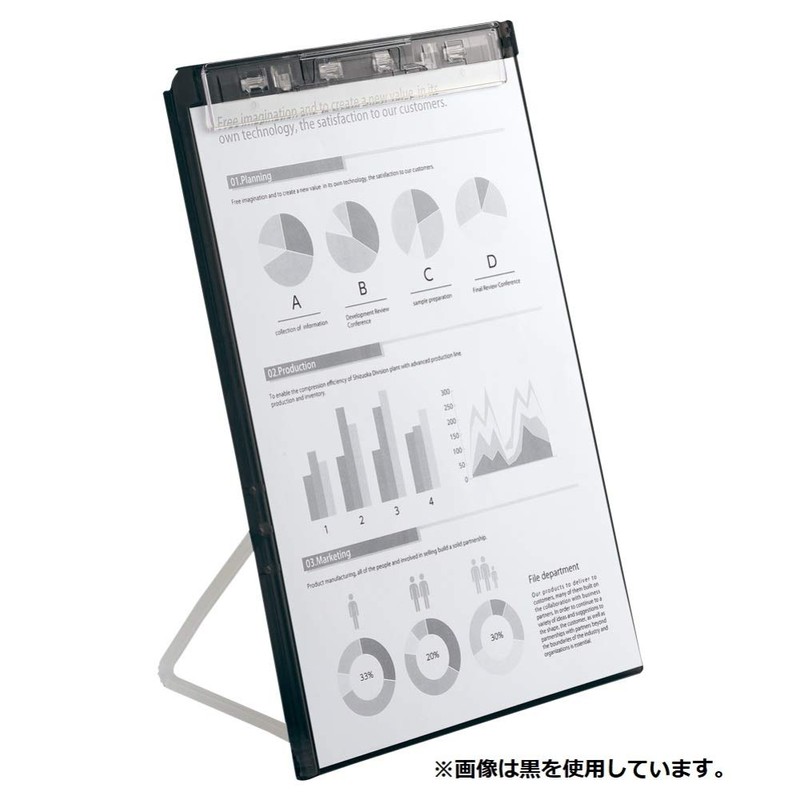 Lihit Lab Clipboard with Stand A4 Black A5167-24