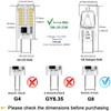 G8 LED Bulb Dimmable 3W Equivalent to 20W-25W Halogen Bulb,