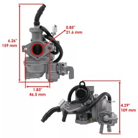Caltric Carburetor for Honda TRX125 Fourtrax 125 1985 1986 for Honda Atv Carburetor