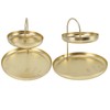 2 Tier Jewelry Tray Elegant Simple Sturdy Stable Metal Multi