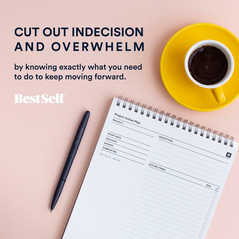 BestSelf Project Action Pad - Daily Task Planner, To-Do List