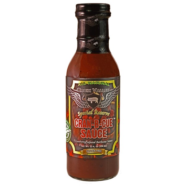 Croix Valley - All Natural and Gluten Free, Cran-B-Cue Sauce,