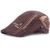 Kuyou Unisex Gatsby Flat Cap Flat Cap Ivy Peaked Cap