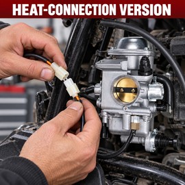Carburetor with Heater for Honda FourTrax 300, Rancher 350 and Foreman 400 450 ATV Models