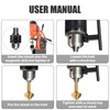 1/16''-1/2'' Magnetic Drill Chuck, Weldon Shank 1/2''-20 UNF Thread