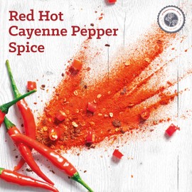 Cayenne Pepper by International Spice, Red Cayenne Pepper Seasoning Powder, Essential Gourmet Kitchen Spice, Bulk, 20 lb. Bag