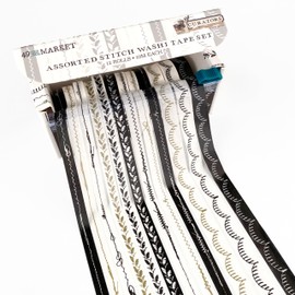 49 AND MARKET Curators WASHI Tape 12 Rolls, Assortment