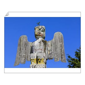 robertharding 8R 10x8 Print of Thunderbird, First Nation Totem Pole, Namgis Burial Grounds, Alert Bay (14463002)