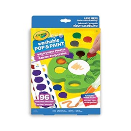 CRAYOLA Washable Pop & Paint Watercolour Palette