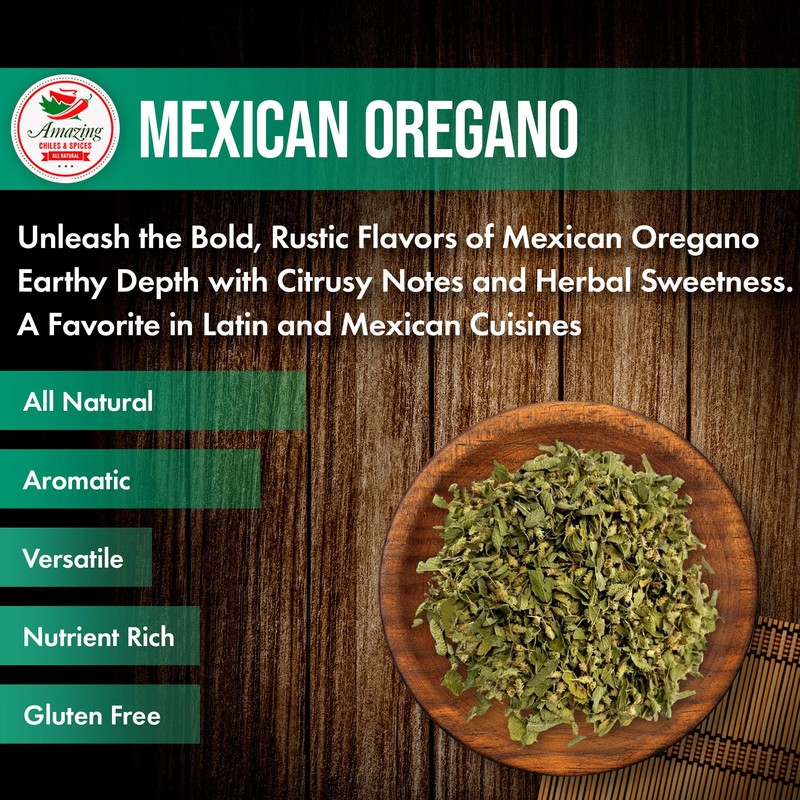 Dried Mexican Oregano (5 oz) – Fresh and Fragrant -