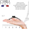 Camila Paris CP2812 French Hair Barrettes Clips for Girls, Handmade,