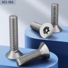 SYDARSYN Torx Countersunk Screw Hexagon Socket Machine Screw Flat Head