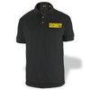 First Class Poly/Cotton Tactical Security Polo Shirts (Large, Black/Gold Security)