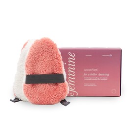 waschies pureFeminine Intimwaschpads 2er Set, Sanfte Reinigung, Reduktion von Gerüchen durch Antimikrobiellen Fasermix zur Vorbeugung von Infektionen, Made in Germany, 80% Recycelte Faser