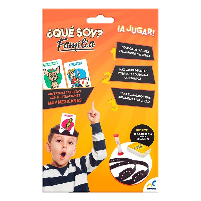Novelty Corp Juego De Viaje ¿Qué Soy? Familia