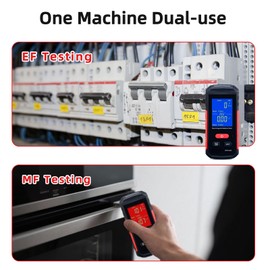 EMF Detector Meter, Handheld Electric and Magnetic Field Detector, Digital Trifield Emf Meter, Sound and Light Alarm, Radiation for Office, High Voltage Line, Radiation Protection Products