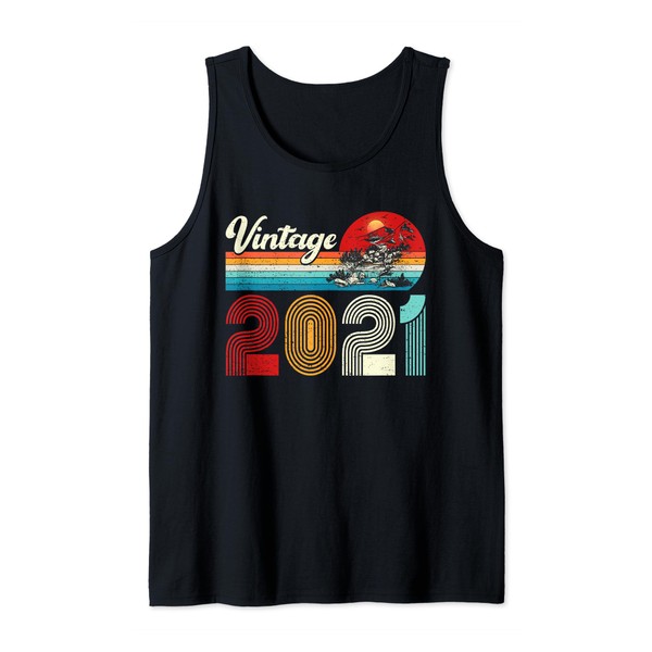 Vintage 2021 Funny 3rd Birthday Gifts 3 Years Old Retro