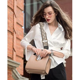 KIMPUDSEN Purse Strap Replacement Crossbody Wide Shoulder Strap Handbag Adjustable Embroidery Guitar Style Bag Strap-16