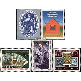 Austria 1496,1497,1498,1503,1504 (complete.issue.) unmounted mint/never hinged ** MNH 1975 symphony, Theater, christmas U (Stamps for collectors) Stamp on stamp
