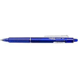 Pilot Pen Frixion Clicker Fine Point Pen, Blau radierbar, 12 Stück